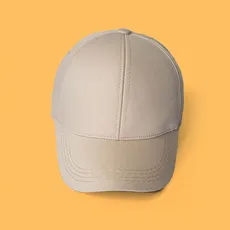 کلاه بیسبال کرم ساده