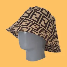 کلاه باکت مخمل فندی