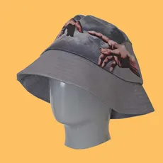 کلاه باکت مخمل نقاشی دست آفرینش