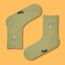 جوراب گلدوزی قارچ