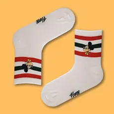 جوراب گلدوزی میکی موز رینگی