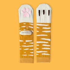 جوراب ساقدار ژلاتینی پوست گربه 