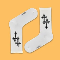 جوراب اسپرت ساقدار کروم دو صلیب