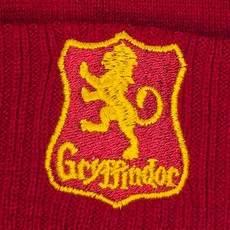 کلاه بافت پوم دار گریفیندور زرشکی - 