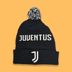 کلاه بافت پوم دار یوونتوس - 