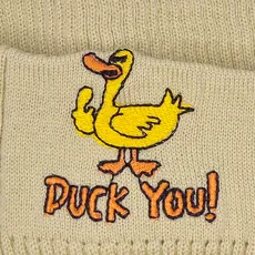 کلاه بافت گلدوزی داک یو