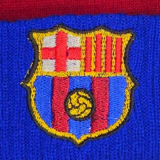 کلاه بافت پوم دار بارسلونا - 