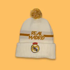 کلاه بافت پوم دار  رئال مادرید - 
