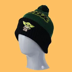 کلاه بافت پوم دار بیبی یودا