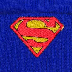 کلاه بافت پوم دار سوپرمن - 