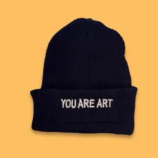 کلاه بافت گلدوزی you are art