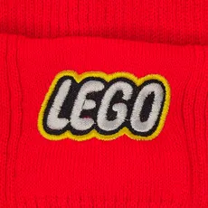 کلاه بافت گلدوزی لگو قرمز