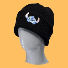 کلاه بافت گلدوزی استیج مشکی