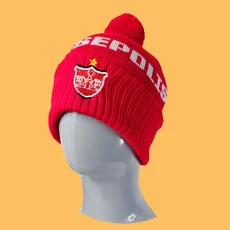 کلاه بافت پوم دار  پرسپولیس