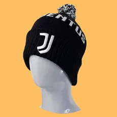 کلاه بافت پوم دار یوونتوس