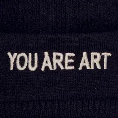 کلاه بافت گلدوزی you are art