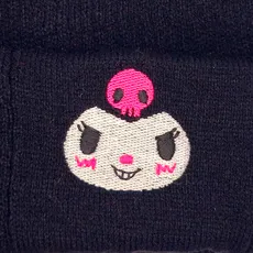 کلاه بافت گلدوزی کرومی مشکی