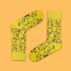 جوراب ساقدار  جوجه تکرار زرد