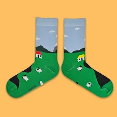  جوراب اسپرت ساقدار طبیعت و خانه ابی سبز