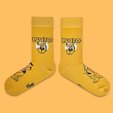 جوراب ساقدار پلوتو خردلی