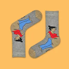 جوراب اسپرت ساقدار زن حامله ملانژ