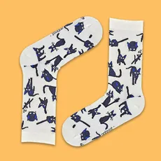 جوراب ساقدار گربه تکرار جیبلی 