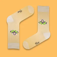 جوراب ساقدار بازلایتر توی استوری کرم روشن - 