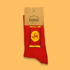 جوراب ساقدار فارسی پفک نمکی