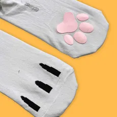 جوراب ساقدار ژلاتینی پوست گربه منحنی - 