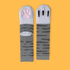 جوراب ساقدار ژلاتینی پوست گربه  - 