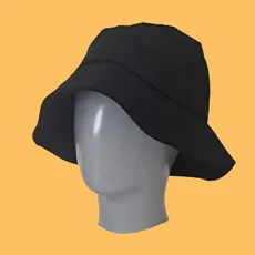 کلاه باکت کتان ساده