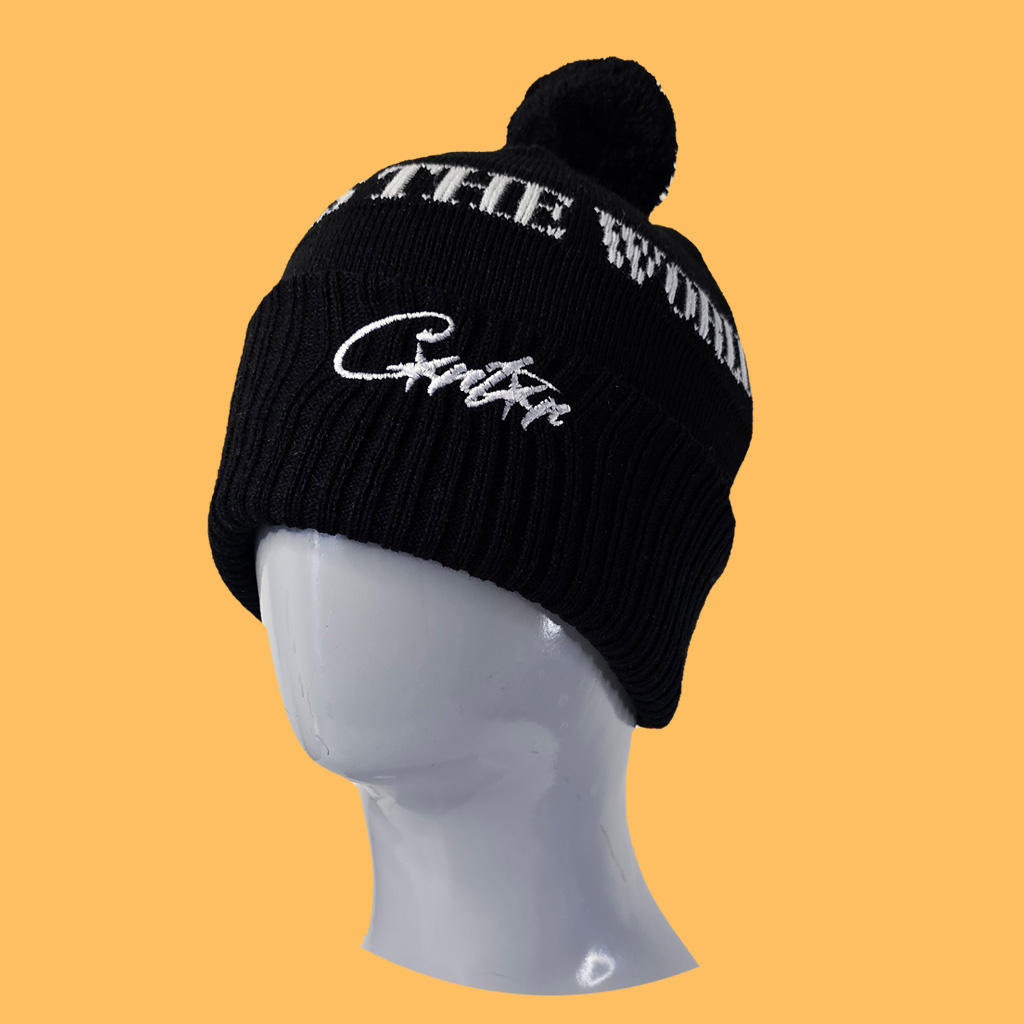 کلاه بافت پوم دار کورتز