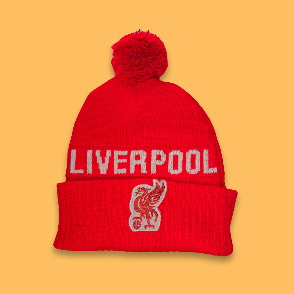 کلاه بافت پوم دار لیورپول
