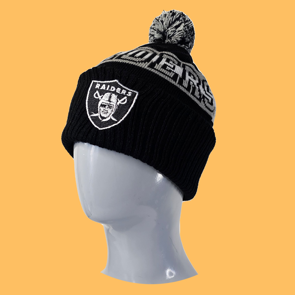 کلاه بافت پوم دار رایدرز