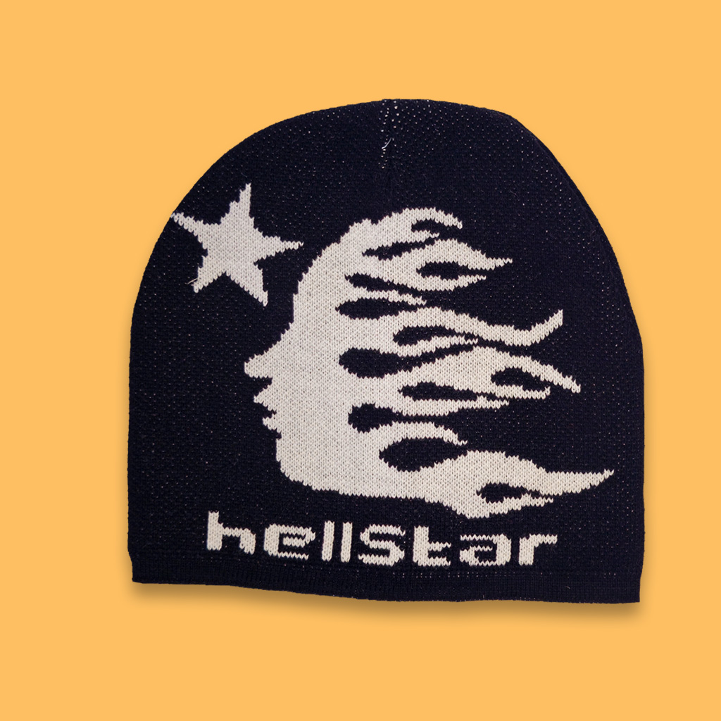 کلاه بافت بدون لبه هل استار لوگو