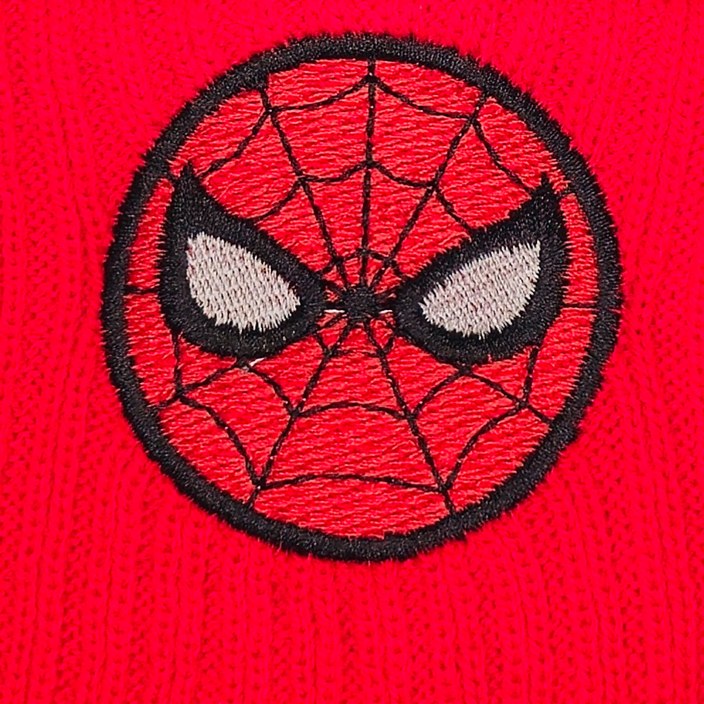 کلاه بافت پوم دار اسپایدرمن 