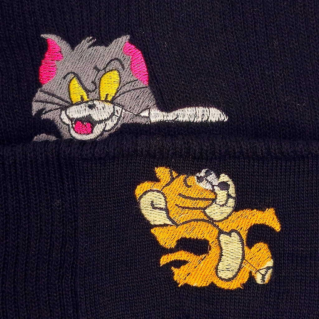 کلاه بافت گلدوزی تام و جری