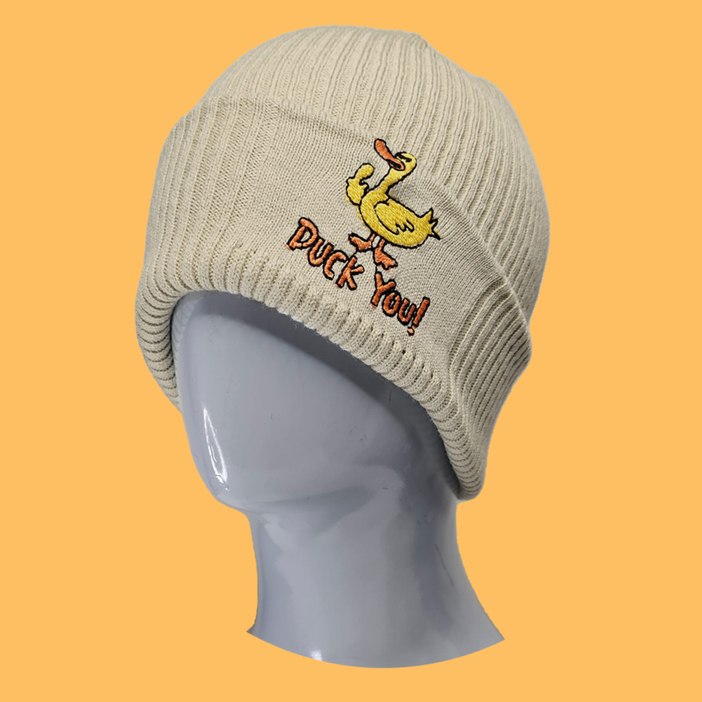 کلاه بافت گلدوزی داک یو