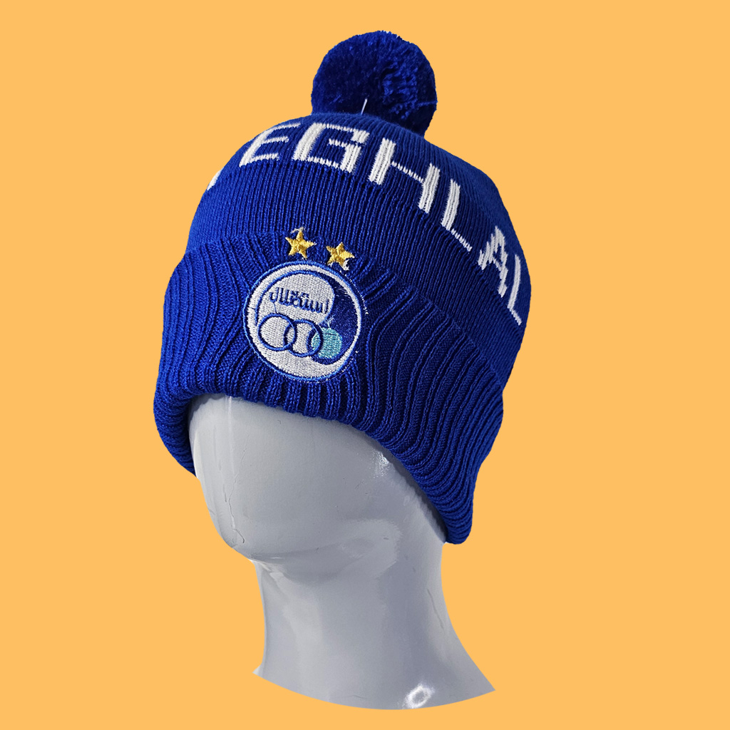 کلاه بافت پوم دار استقلال