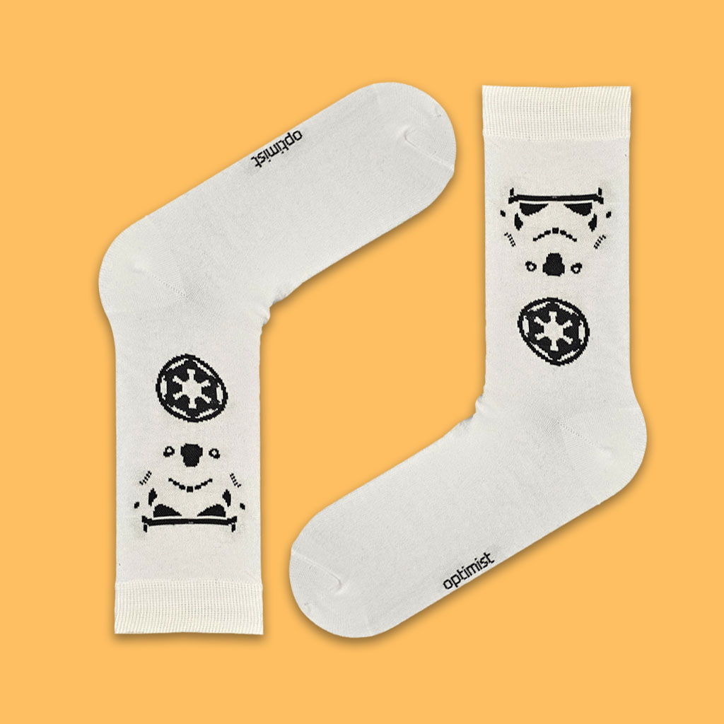 جوراب اسپرت ساقدار استورم تروپر استاروارز سفید