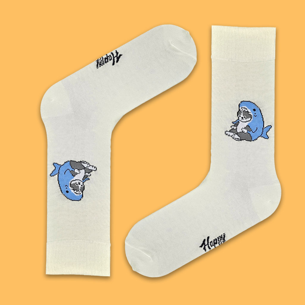 جوراب ساقدار گربه کوسه