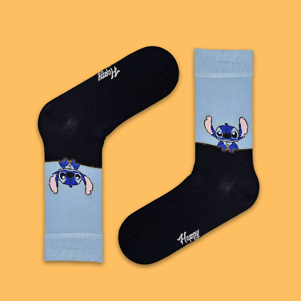 جوراب اسپرت ساقدار استیج آبی مشکی