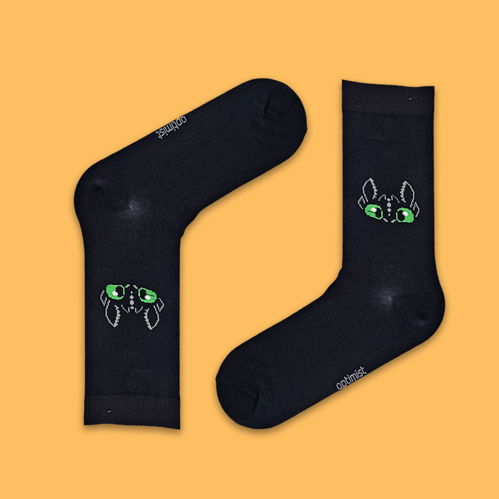 جوراب اسپرت ساقدار اموزش اژدها مشکی