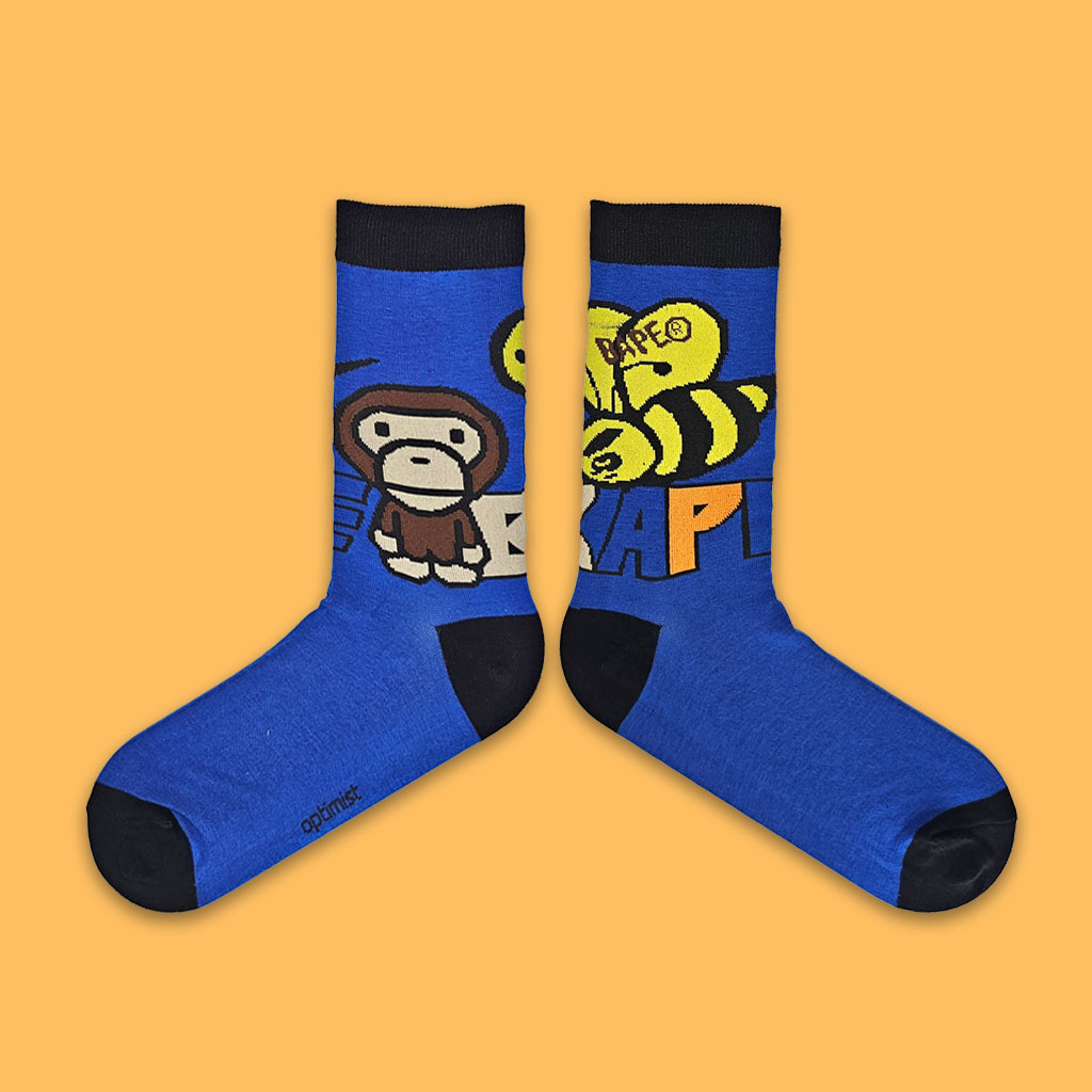 جوراب اسپرت ساقدار بیبی میلو بیپ کاربنی