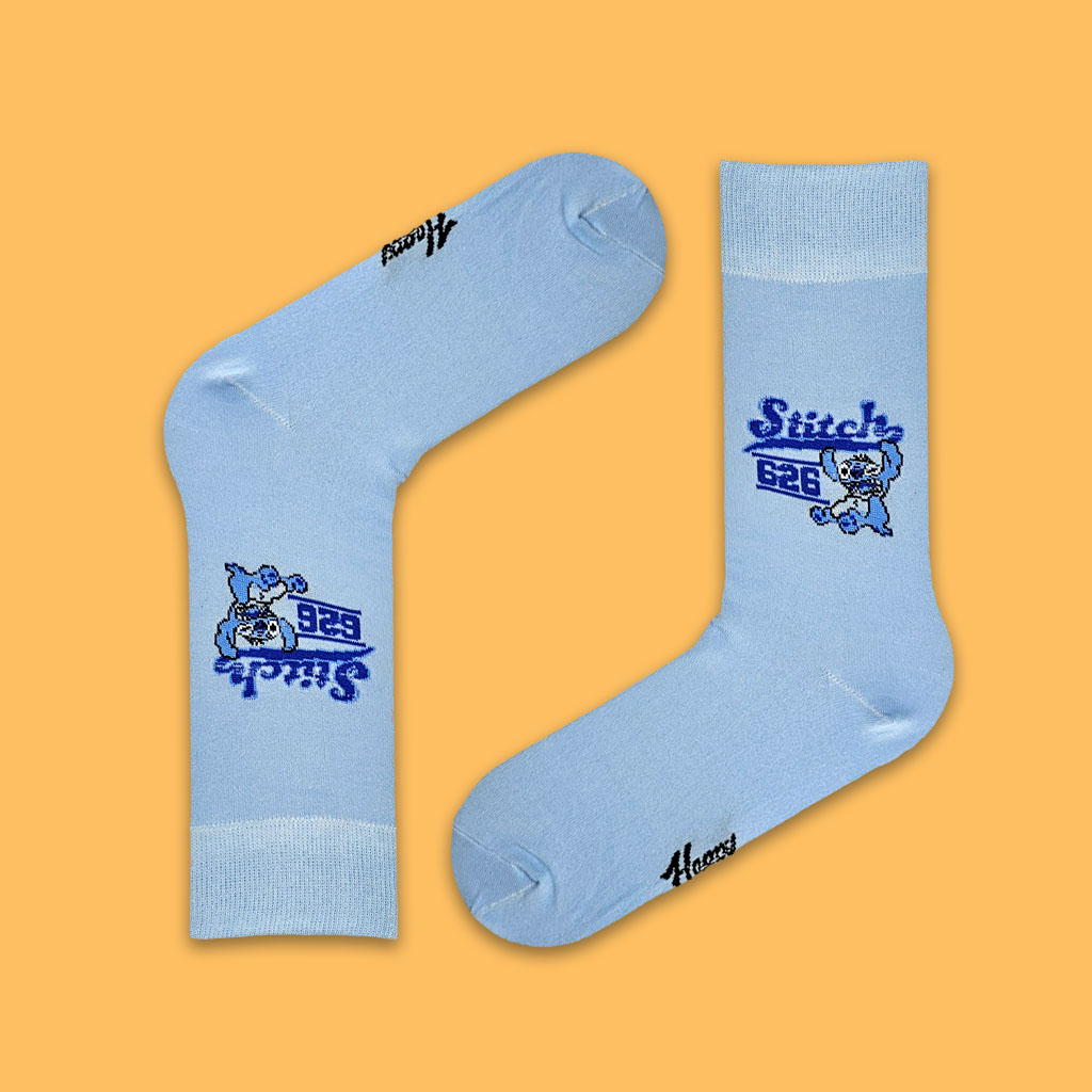 جوراب  ساقدار  استیج آبی روشن