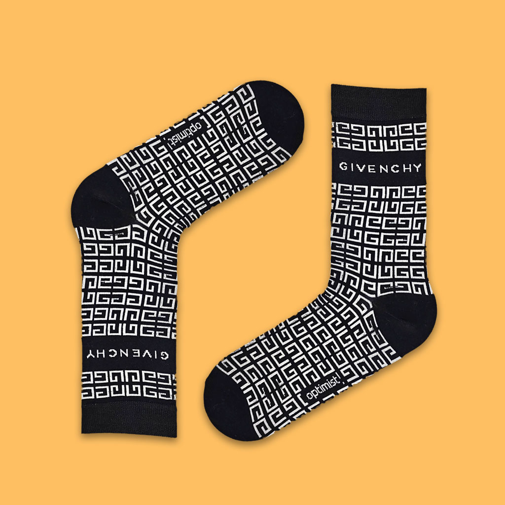 جوراب ساقدار جیونچی تکرار مشکی