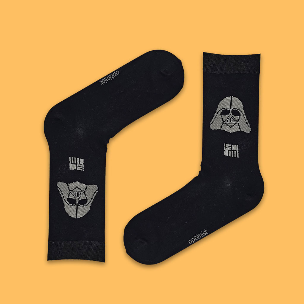 جوراب ساقدار دارث ویدر استاروارز مشکی 