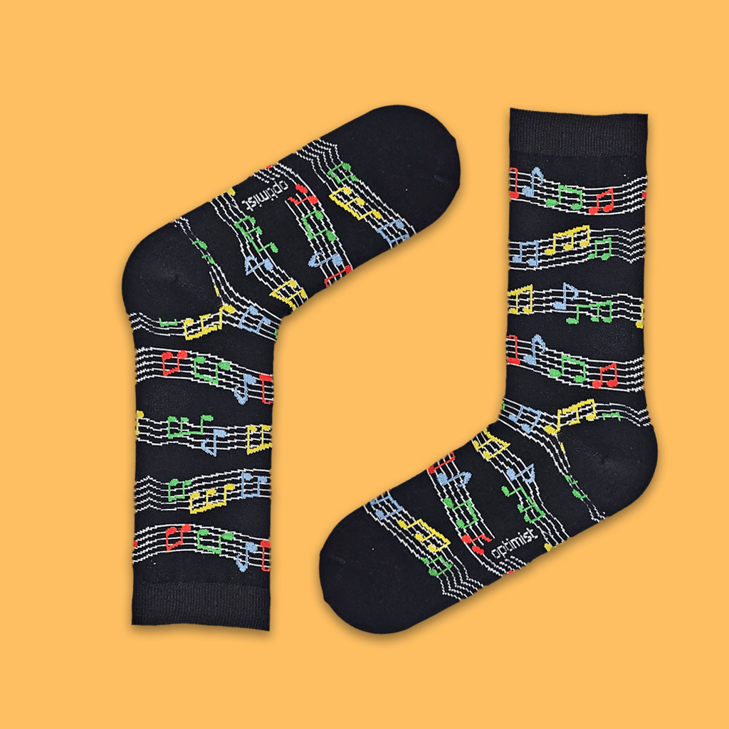 جوراب اسپرت ساقدار نت رنگی 