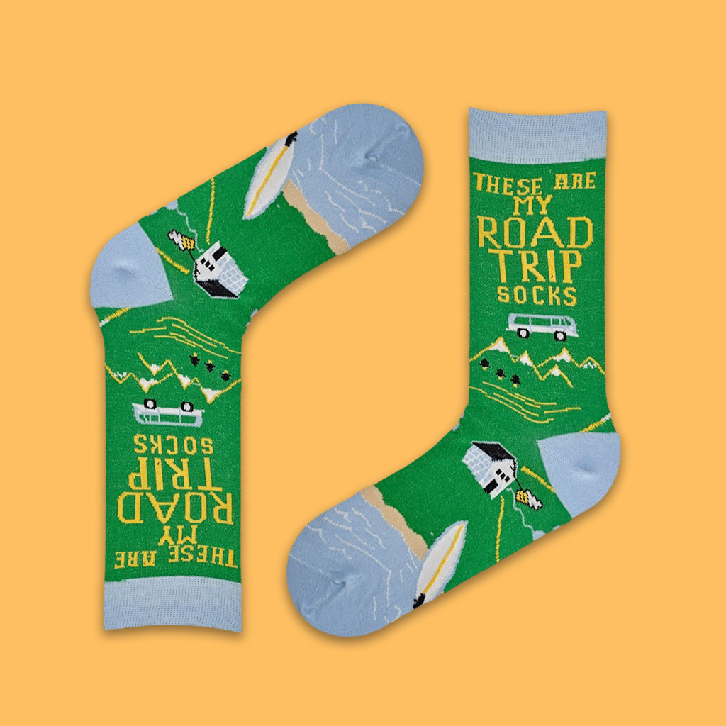 جوراب اسپرت ساقدار طبیعت ساحلی سبز