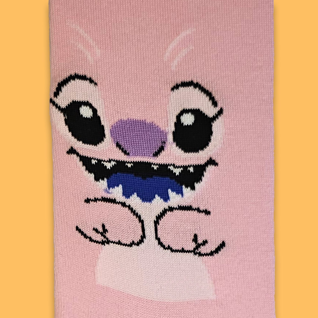 جوراب ساقدار استیج دختر صورتی متوسط